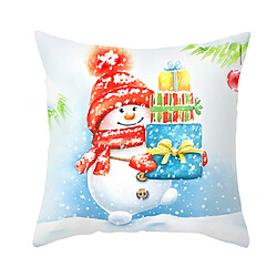 Acheter P135 4PCS 45 * 45cm Christmas House Modèle Taie d'oreiller Maison de vacances Décoration Couverture Canapé Coussin Coussin Chambre à la chambre à coucher