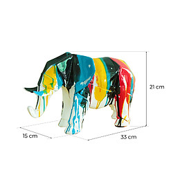 Figurine Eléphant Kuatéh Amón 33x15x21 cm Multicolore