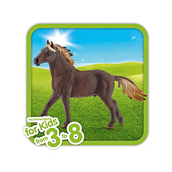 SCHLEICH Farm World, Figurine Animale, Jouets de la Ferme pour Garçons et Filles de 3 à 8 Ans, Étalon Mustang