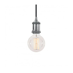 Ideal Lux Suspension Frida Métal Chrome 1 ampoule 30cm