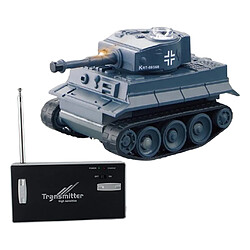 Mini RC Battle Tank Crawler Avec Télécommande Jouets Enfants Garçons Cadeaux Gris