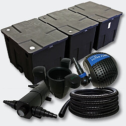 Helloshop26 Kit:Filtration de Bassin 90000l 24 Watts UVC Stérilisateur Pompe Skimmer 4216458