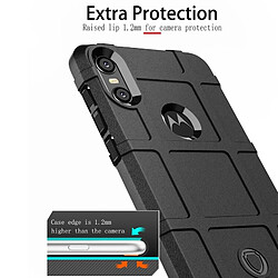 Wewoo Coque TPU antichoc à couverture totale pour Motorola Moto One Power (Note P30) (Noir) pas cher