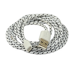 Xtreme 40304 Câble USB Standard à Micro USB pour appareils équipés d'un Port Micro USB, revêtement en Tissu, Longueur 2.0 MT