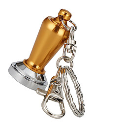 Avis Acier Inoxydable Café Tamper Keyring Keychain Café Accessoire Or