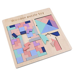 Acheter Universal Créatif Maternelle Puzzle en bois Jouets éducatifs Enfants Enfants Bébés Cerveau Développement Tangram Tangram Plaque de jeux amusante Cadeaux |