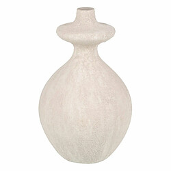 BigBuy Home Vase Crème Céramique Sable 21 x 21 x 38 cm