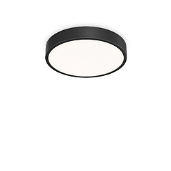 Ideal Lux Semi Plafonnier LED Intégré Noir 4050Lm 3000-4000K IP44