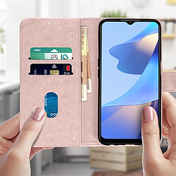 Avis Avizar Étui pour Oppo A16 Clapet Portefeuille Fonction Support Vidéo Rose Gold