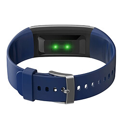 Acheter Wewoo Bracelet connecté Smartwatch Fitness Tracker Smartband écran OLED 0.96 pouce, IP67 Étanche, Mode Sports de soutien / Pression artérielle / Moniteur de sommeil / de fréquence cardiaque / Prise de vue à distance Bleu