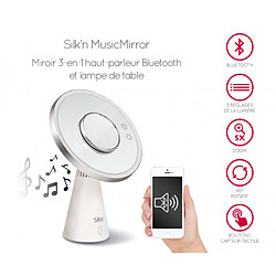 Music Mirror miroir 3-en-1 haut-parleur Bluetooth Silk'n MLB1PE1001