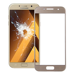 Wewoo Vitre or pour Samsung Galaxy A3 2017 / A320 Lentille extérieure en verre pièce détachée