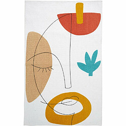 The Home Deco Factory Tapis intérieur en coton Arty 50 x 80 cm.