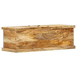 Avis vidaXL Table basse 100x50x35 cm Bois de manguier massif