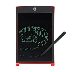 Wewoo Tablette graphique rouge 8,5 pouces LCD de détection de la pression E-Note / d'écriture sans papier