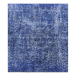 Vidal Tapis de laine 206x102 Bleu Ultra Vintage