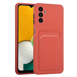 Coque en TPU antichoc avec porte-carte corail pour votre Samsung Galaxy A13 5G