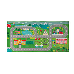 Acheter Beliani Tapis pour enfant vert 150 x 80 cm SEBEN