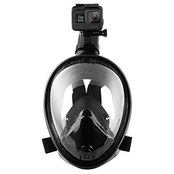 Wewoo Masque de plongée noir pour GoPro HERO6 / 5/5 Session / 4 Session / 4/3 + / 3/2/1, Xiaomi et autres caméras d'action, Taille L / XL 260mm Tube Sports nautiques Équipement de complet Dry Snorkel