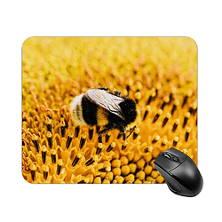 Universal Pad de souris imprimées de fleurs jaunes pour ordinateur portable