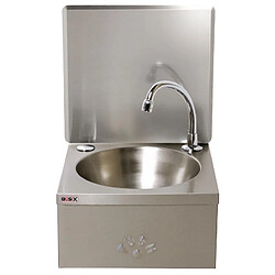 Materiel Chr Pro Lavabo Lave Mains Inox Commande au Genou - Basix