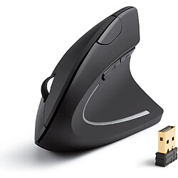 Anker Souris Ergonomique Verticale USB Sans Fil 2.4G avec 3 Niveaux DPI ajustables 800 / 1200 / 1600 et 5 Contrôles Latéraux