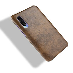 Acheter Wewoo Coque antichoc Litchi Texture PC + PU pour Xiaomi Mi 9 (Marron)