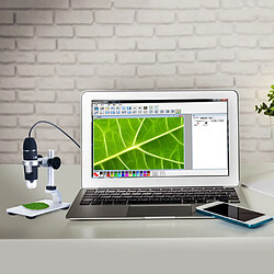 Acheter Portable Handheld Microscope numérique USB 1000x caméra de grossissement 8 LED avec support en métal Compatible avec Windows XP /