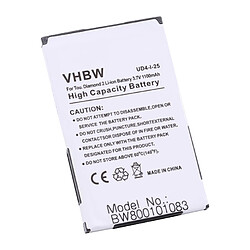 vhbw batterie compatible avec HTC Touch Diamond II smartphone (1100mAh, 3,7V, Li-Ion)