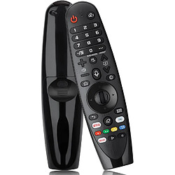 SANAG Telecommande Pour Smart Tv L-G Akb75855501 Bluetooth Avec Fonction Vocale Et Pointeur Alexa Remplace An-Mr20Ga Mr19Ba Mr18Ba Mr650A