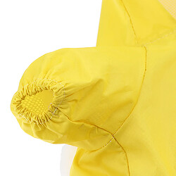 Avis jaune vif petit et moyen chien imperméable animal de compagnie pluie poncho chien animal de compagnie vêtements de pluie s