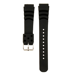 bracelet en silicone imperméable à l'eau de sport durable fermoir déploiement 22mm