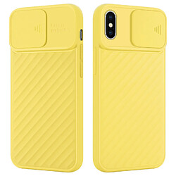 Cadorabo Etui iPhone X / XS en Jaune Coque