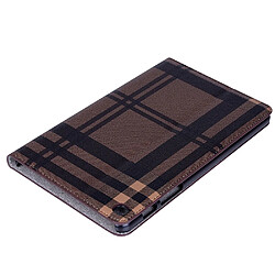 Wewoo Housse Coque Etui à rabat horizontal en cuir avec supportemplacements pour cartes et portefeuille Galaxy Tab A 8.0 2019 / T295 Café pas cher