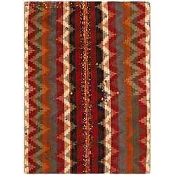 Vidal Tapis de laine 184x135 rouge Jajim 