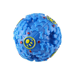 Acheter Wewoo Jouet pour Animaux bleu de compagnie Squeaky Giggle Quack Sound Training Toy Chew Ball, Taille: M, Ball Diamètre: 9.2cm Distributeur d'aliments