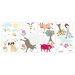 Thedecofactory Stickers Animaux Ferme