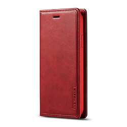 Wewoo Coque Pour iPhone 11 Pro LC.IMEEKE LC-001 Séries PU + TPU Etui en cuir à rabat dépoli horizontal avec support et fente carte Rouge