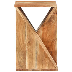 vidaXL Table d'appoint 35x35x55 cm Bois massif d'acacia