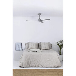 Faro Barcelona Grand ventilateur de plafond gris intelligent, 6 vitesses