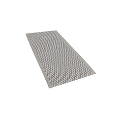 Beliani Tapis extérieur au motif zigzag gris 60 x 90 cm MANGO