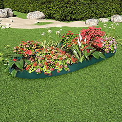 vidaXL Bordures de jardin - 10 pcs - Vert