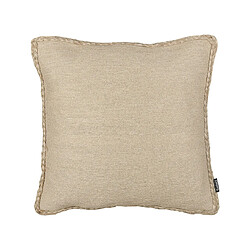 Beliani Coussin ELLIOTTIA Jute 45 x 45 cm Unicolore Beige