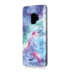 Wewoo Coque Fine Pour Galaxy S9 Motif de dessin coloré Fabrication IMD Étui de protection souple en TPU ciel bleu