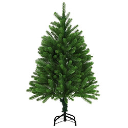 vidaXL Arbre de Noël artificiel aiguilles réalistes 120 cm vert