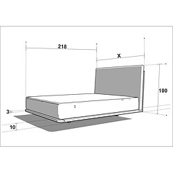 Avis BIM FURNITURE Lit double Vuelo 160x200cm