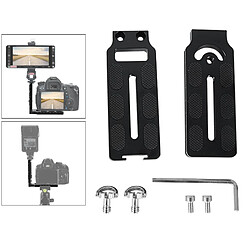 Universel Vertical L Forme Plateau Rapide Support de Montage pour DSLR Caméras, offre une résistance contre l'abrasion et à la corrosion.