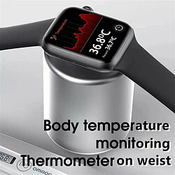 Acheter W26+ 44Mm Montre Intelligente Pour Hommes Femmes Plein Écran Bluetooth Appelant Bracelet Étanche Blanc