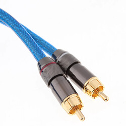 Acheter double jack 6,35 mm 1/4 pouce prise double câble audio jack RCA mâle 1 mètre