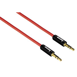 HAMA Câble audio "Super Soft", jack 3,5mm, mâle - mâle, 0,5m